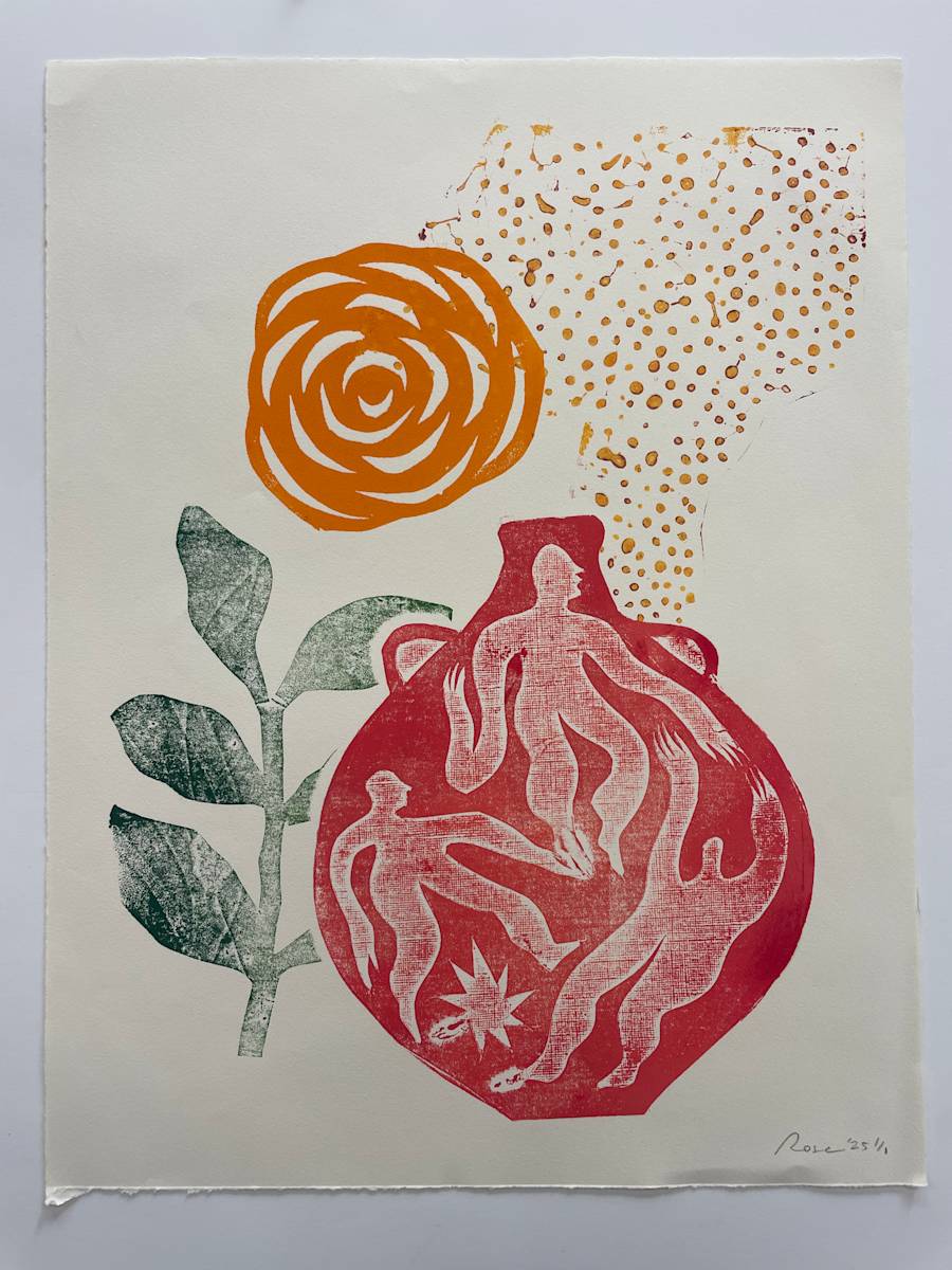 Faded Vase by Rose Jaffe, Image 1.