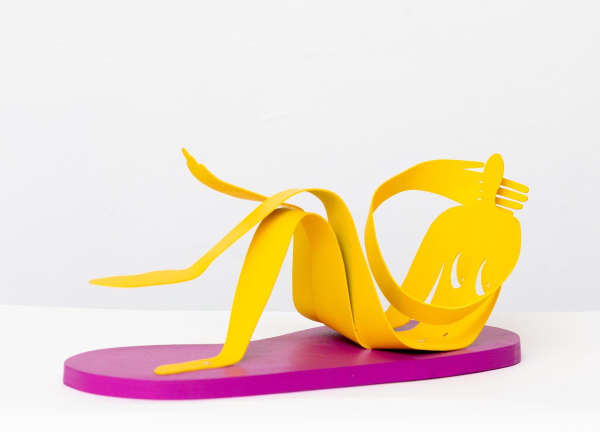 Yellow Reclining by Rose Jaffe, Image 1.