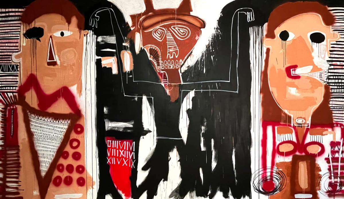 El General Mural by Fernanda Lavera  Image: This painting is made using acrylic, aerosols and markers. Painted on canvas.