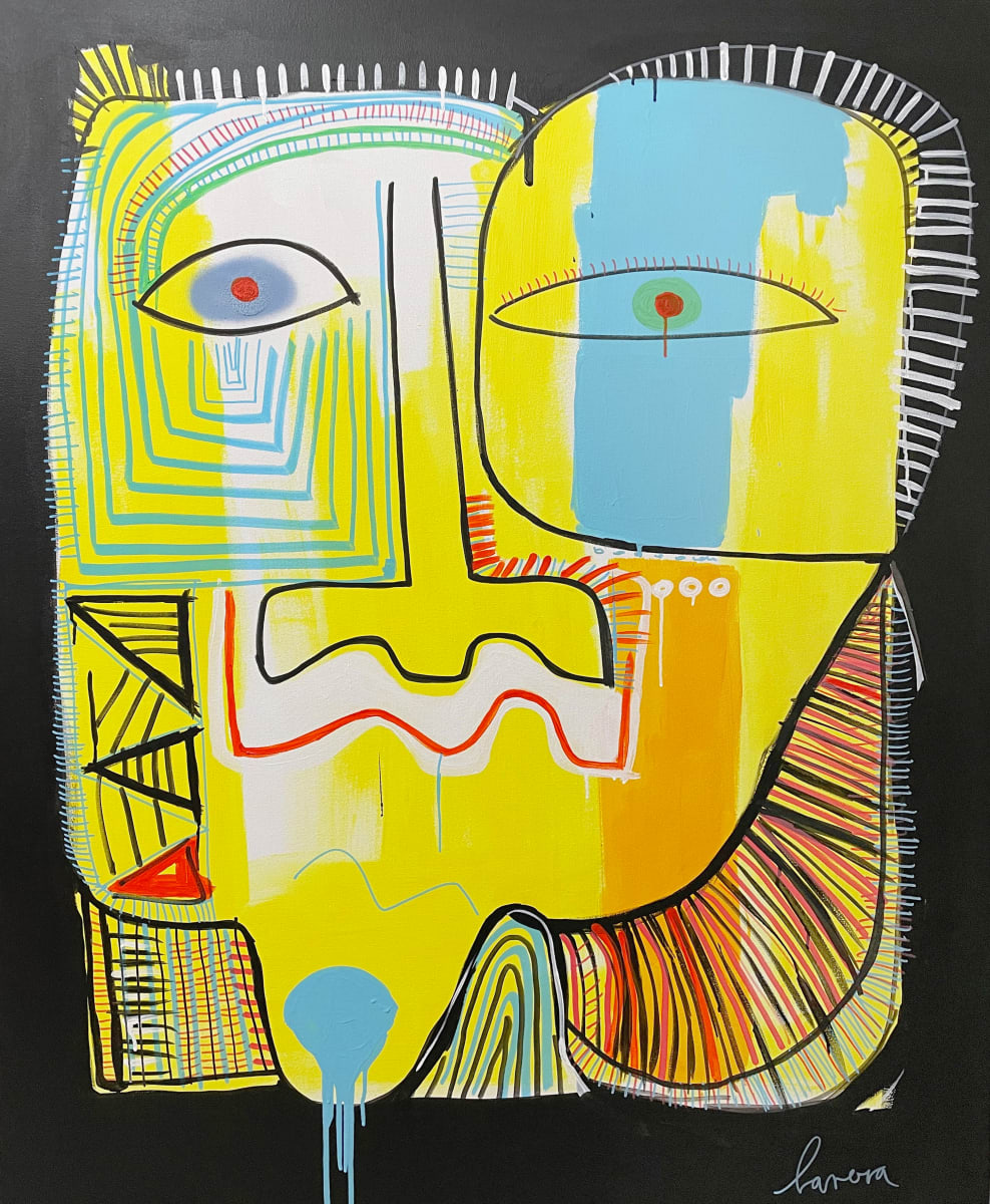 El Faraón by Fernanda Lavera  Image: This paint is made with acrylics on canvas.