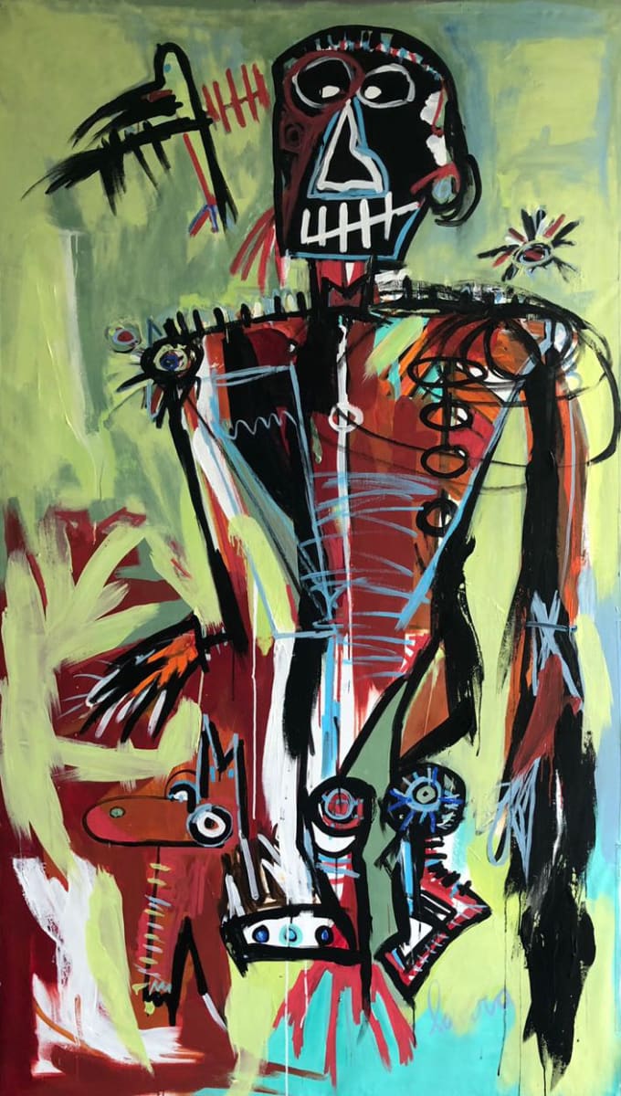 Mr. Smile by Fernanda Lavera  Image: This painting is made using oil and acrylics. Painted on canvas.