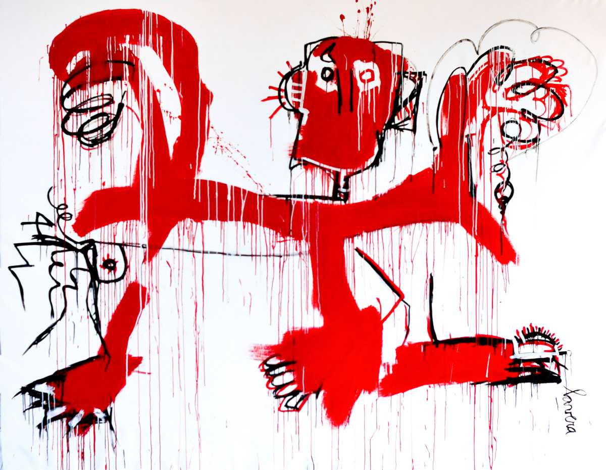 Danza con el Diablo by Fernanda Lavera  Image: This painting is made using acrylics. Painted on canvas.