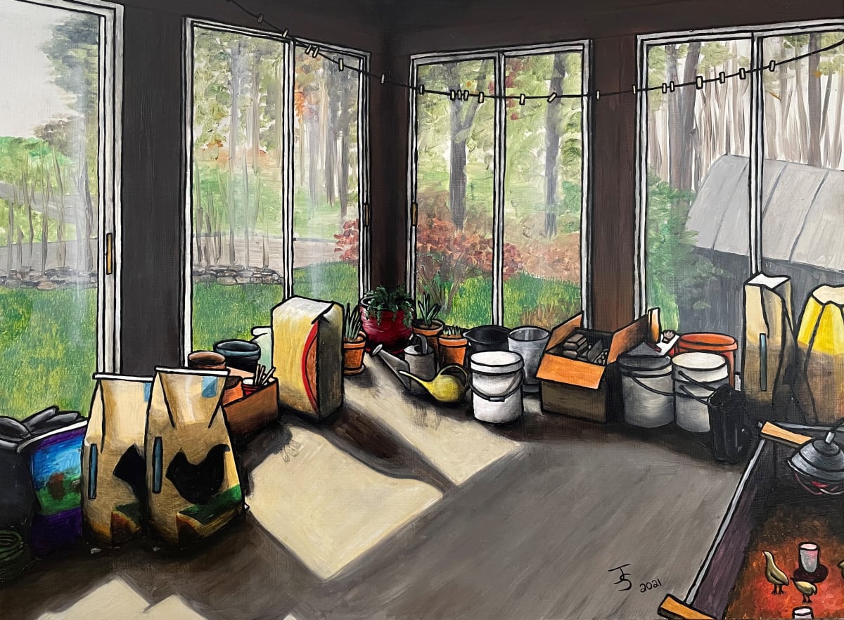 Farmer's Porch by Joanne Stowell Artwork, Image 1.