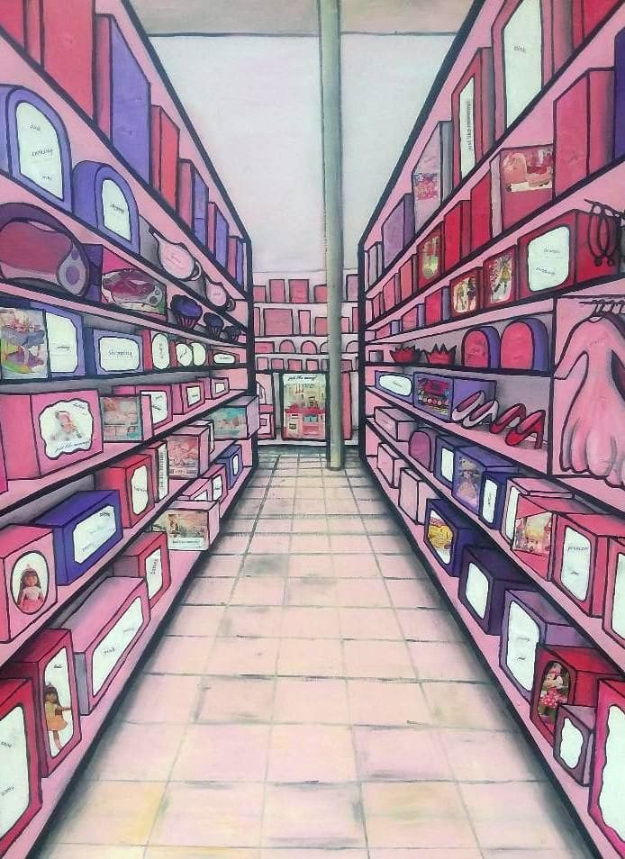 The Girl Aisle by Joanne Stowell Artwork  Image: The Girl Aisle
