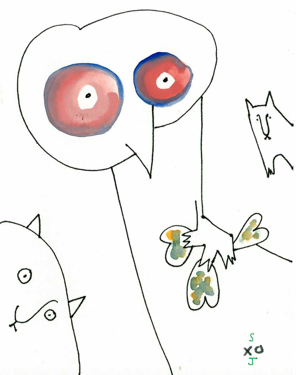 Bird Cat by Sarah Jane Lapp 