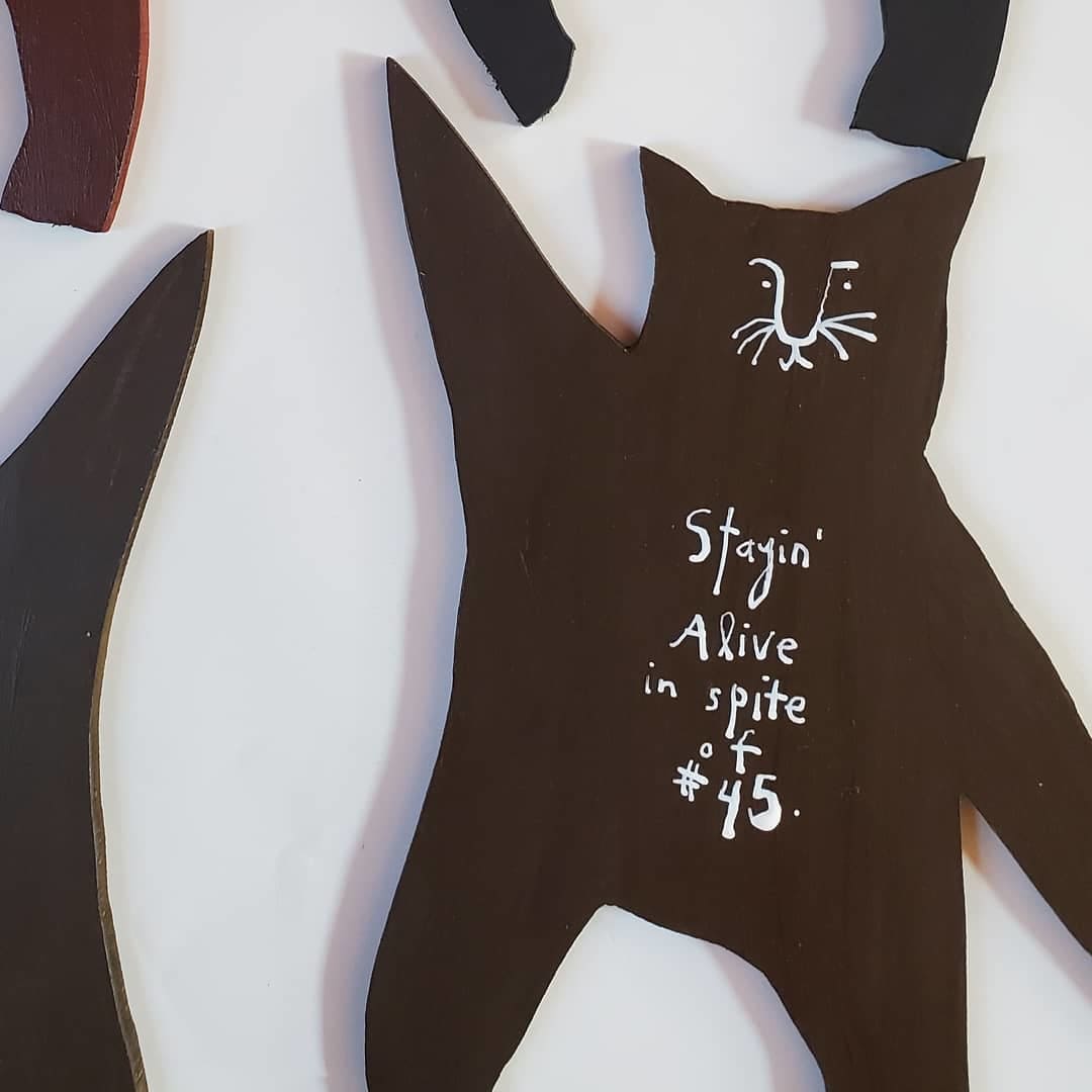Disco Cat no. 45 by Sarah Jane Lapp, Image 1.