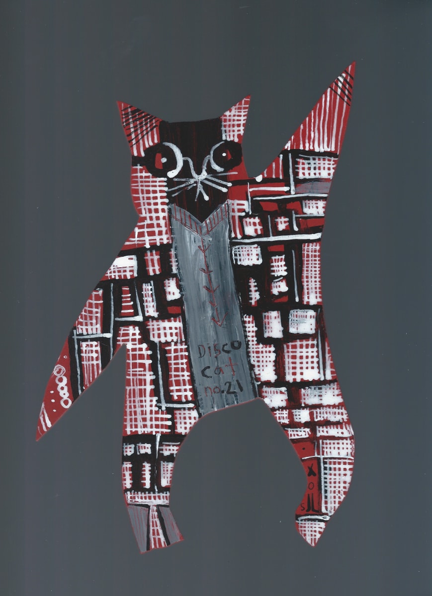 Disco Cat no. 21 by Sarah Jane Lapp, Image 1.