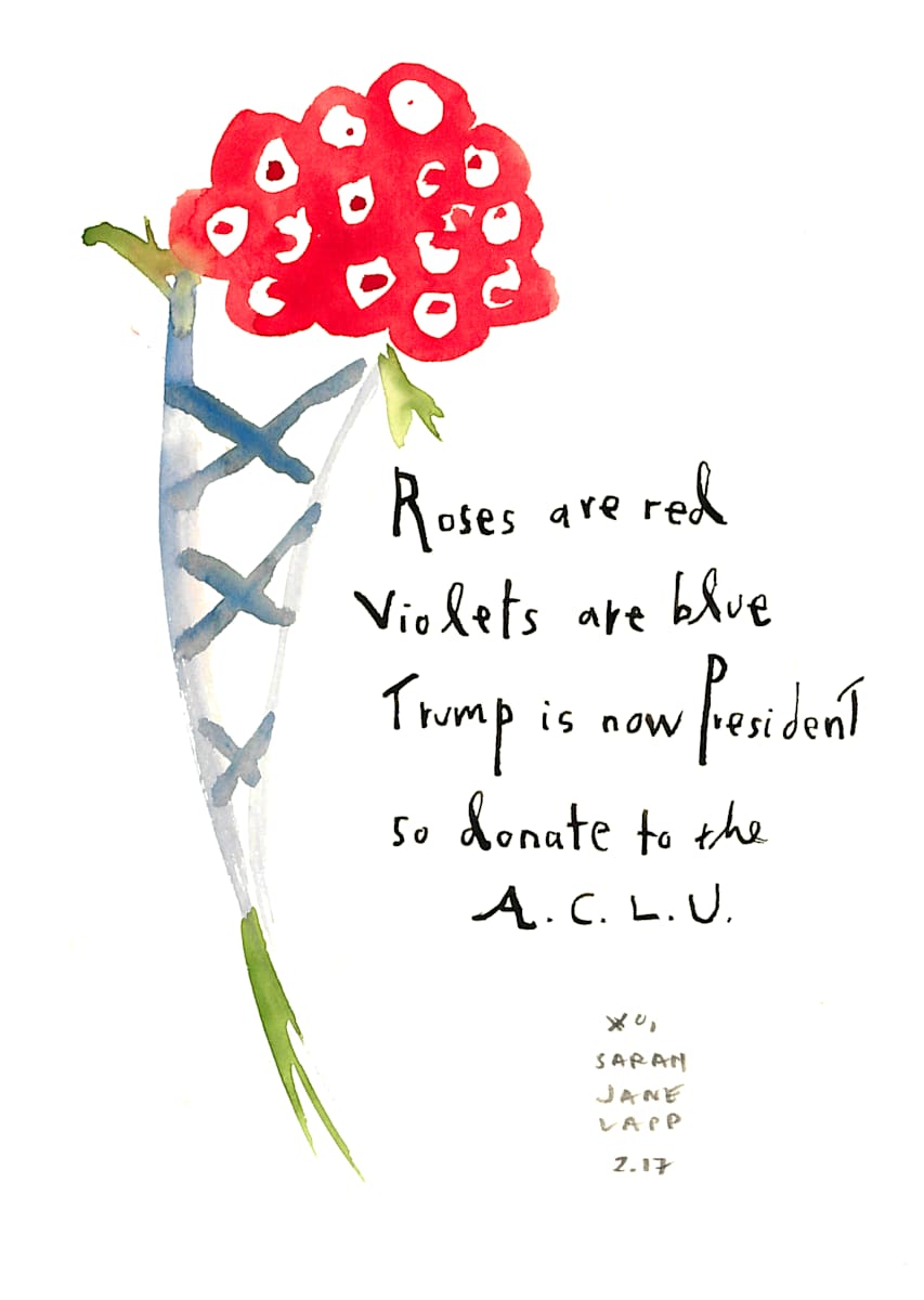 Donate to ACLU by Sarah Jane Lapp 