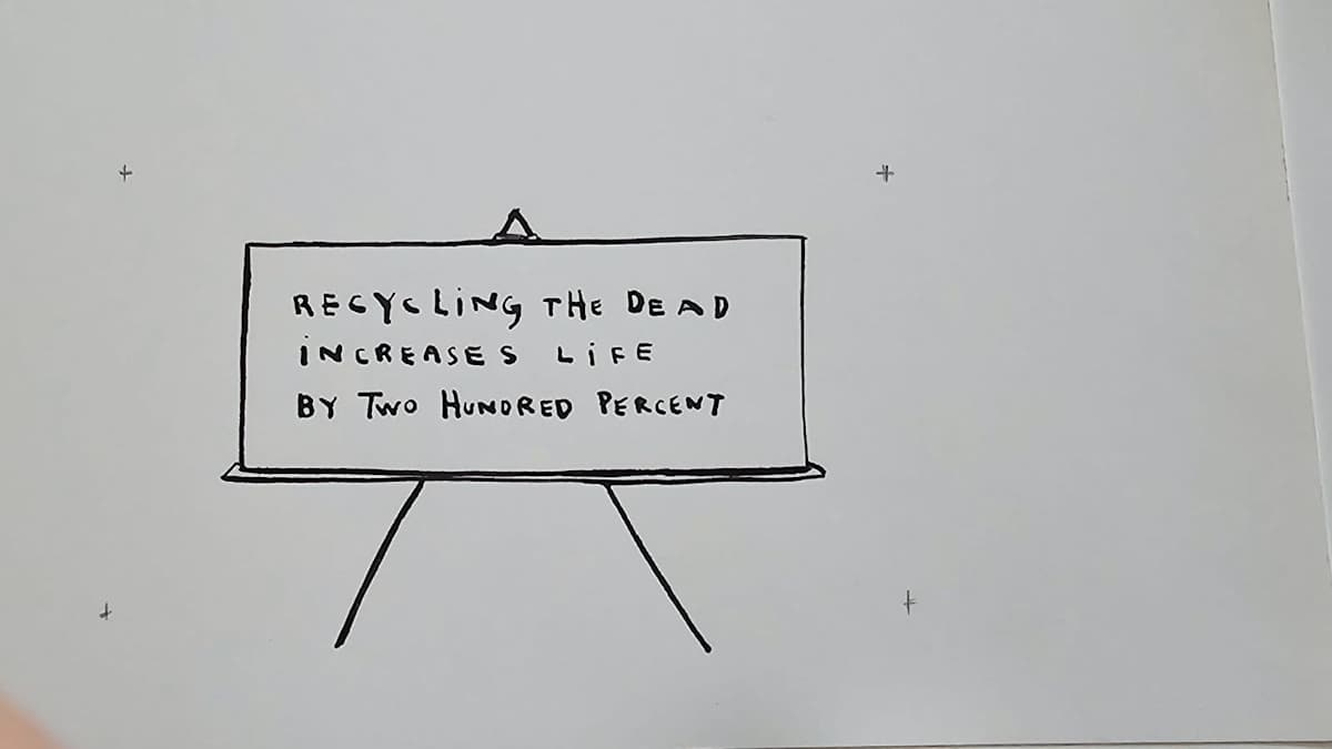 Recycling the dead by Sarah Jane Lapp 