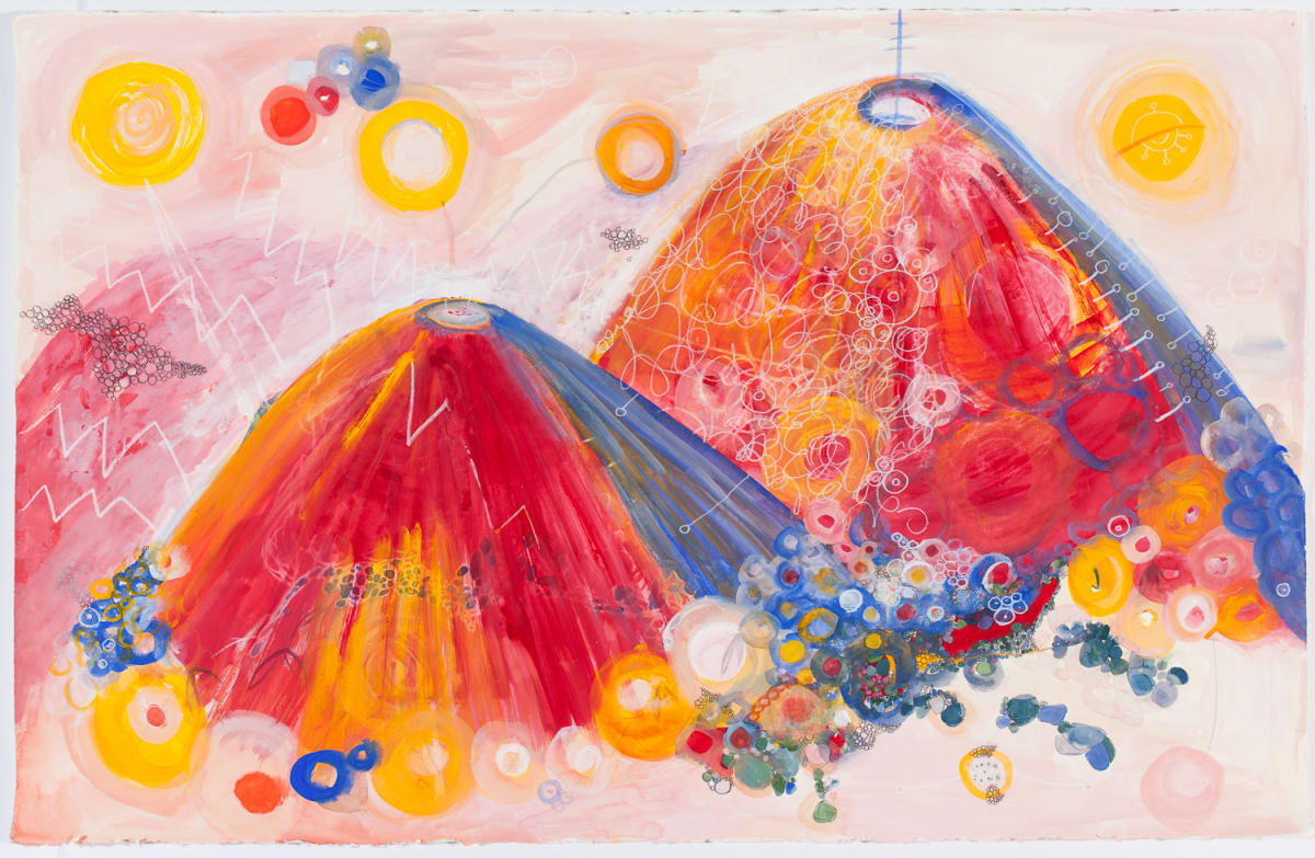 Untitled Volcanoes (Possible Pangolin) by Sarah Jane Lapp, Image 1.