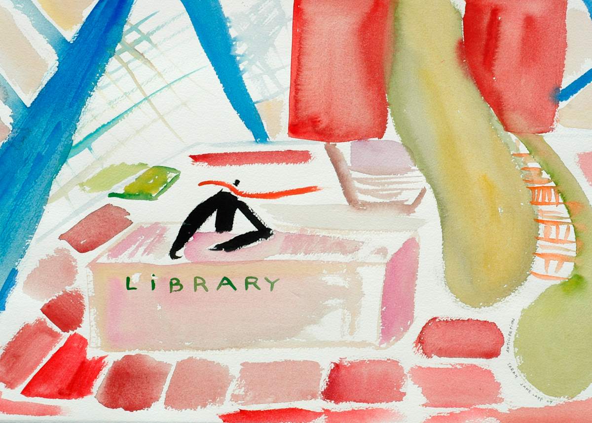 Library Anticipation by Sarah Jane Lapp 