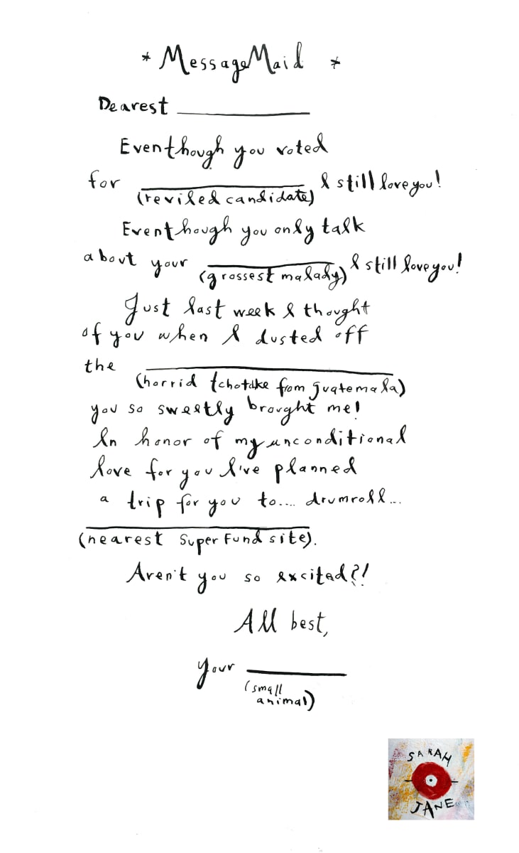 Message Maid by Sarah Jane Lapp, Image 1.