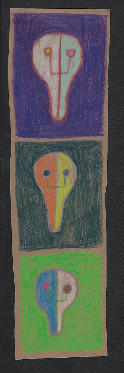 Three-purpleblacklimegreen by Sarah Jane Lapp 