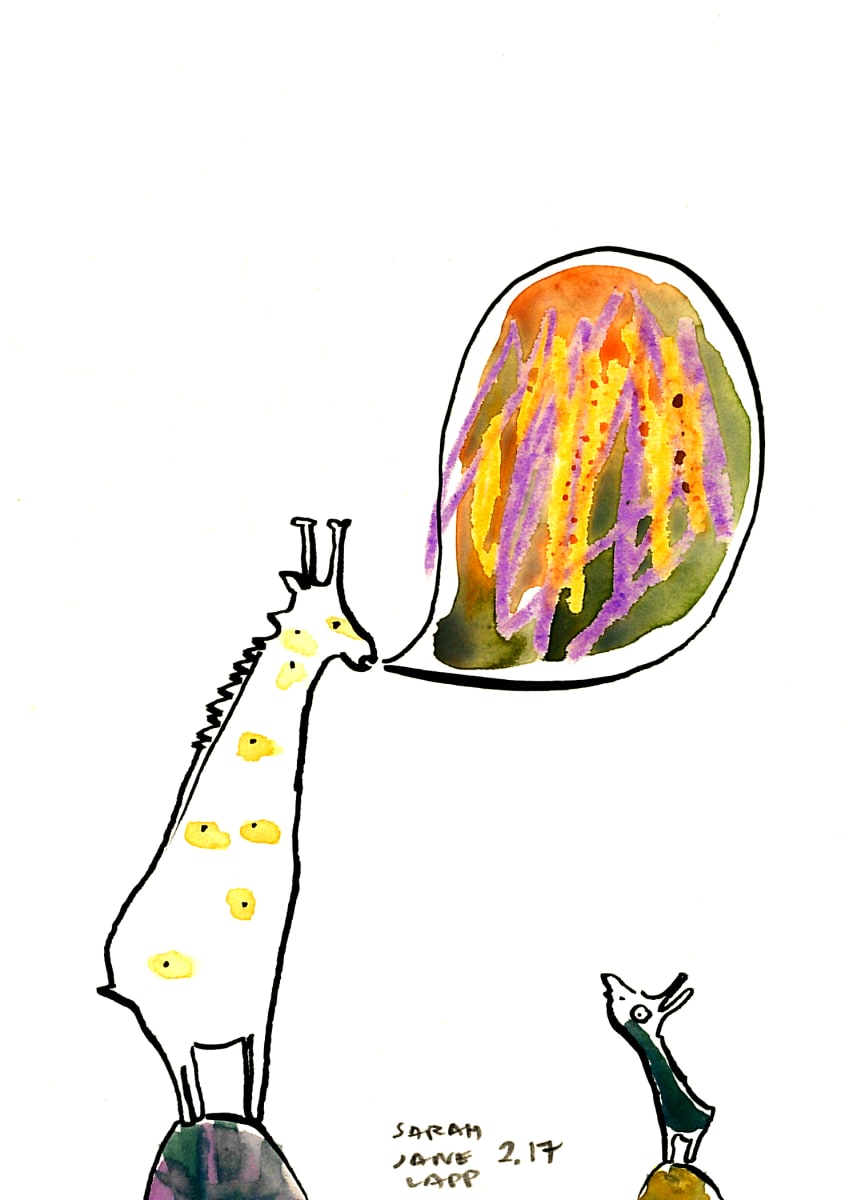 Two Giraffes by Sarah Jane Lapp, Image 1.