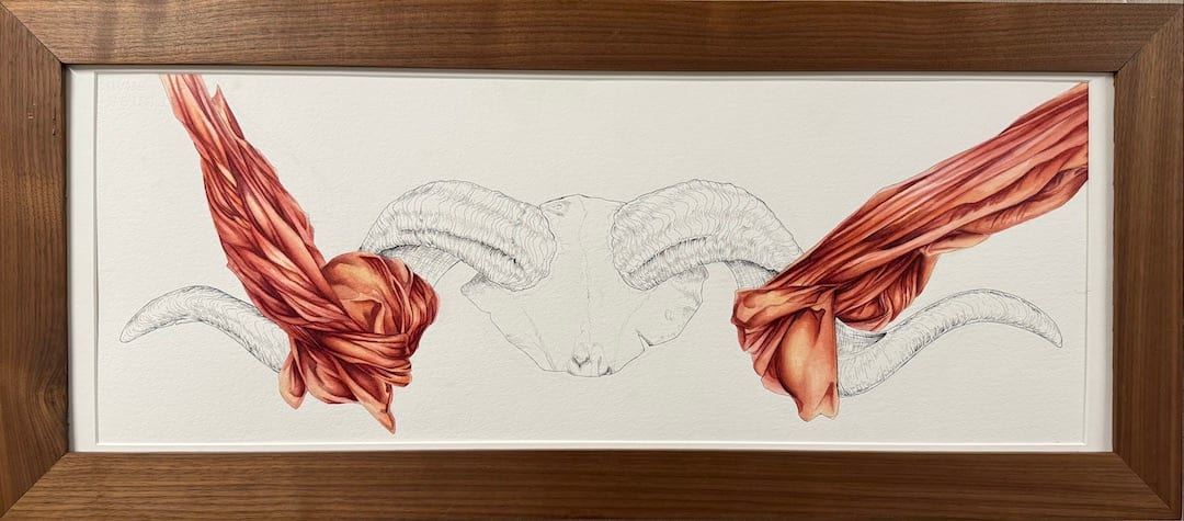Horns #2: Just Like That by Arielle Stroma  Image: Rest is often an underrated and underutilized tool in the creative process. Taking a step back, a breather, or a moment away from what has our focus so locked in offers a pure pool of reflection that can shift our perspective. Allowing ourselves a moment of respite can be a powerful way to realign ourselves with the things that matter by giving ourselves room to view and approach them restfully and respectfully.
- Arielle Stroman
