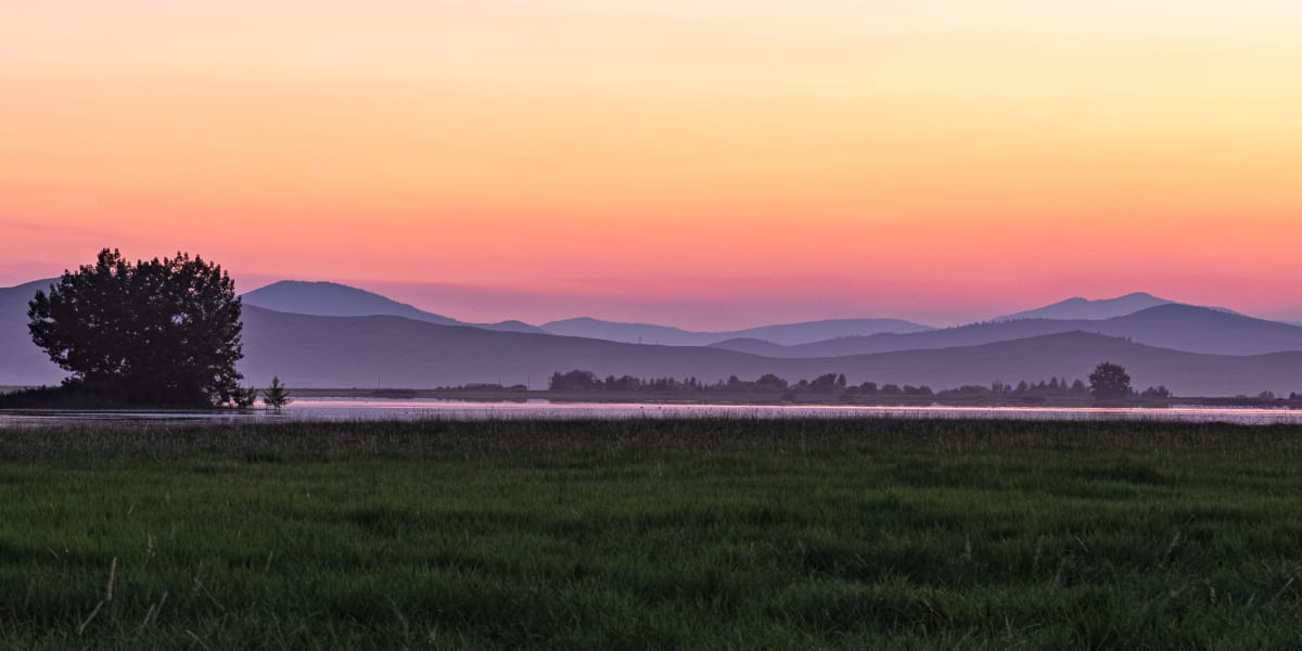 Ninepipe National Wildlife Refuge, Charlo, MT by Earl Todd  Image: For most people, Ninepipe National Wildlife Refuge is no more than a turnout along the road; they just drive past, maybe glancing out the window. But for a photographer, it offers plenty of waterfowl and beautiful sunsets. At the time of the year when the water begins to diminish, the cuts and turns in the marshes are incredible.