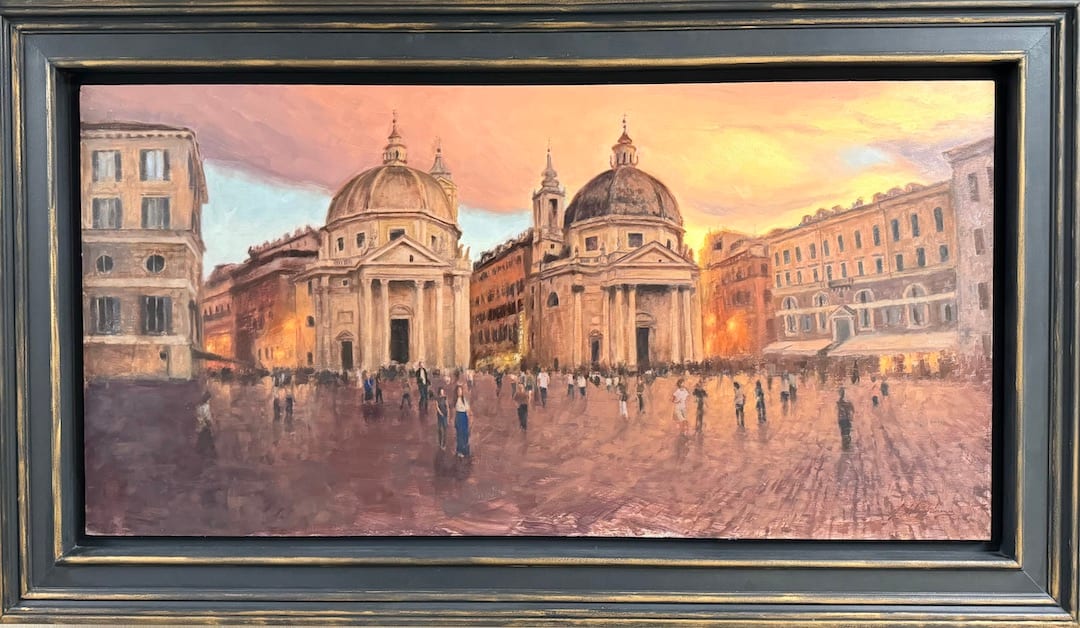 Sunset in Rome: 2017 by Julia Anne Adams 