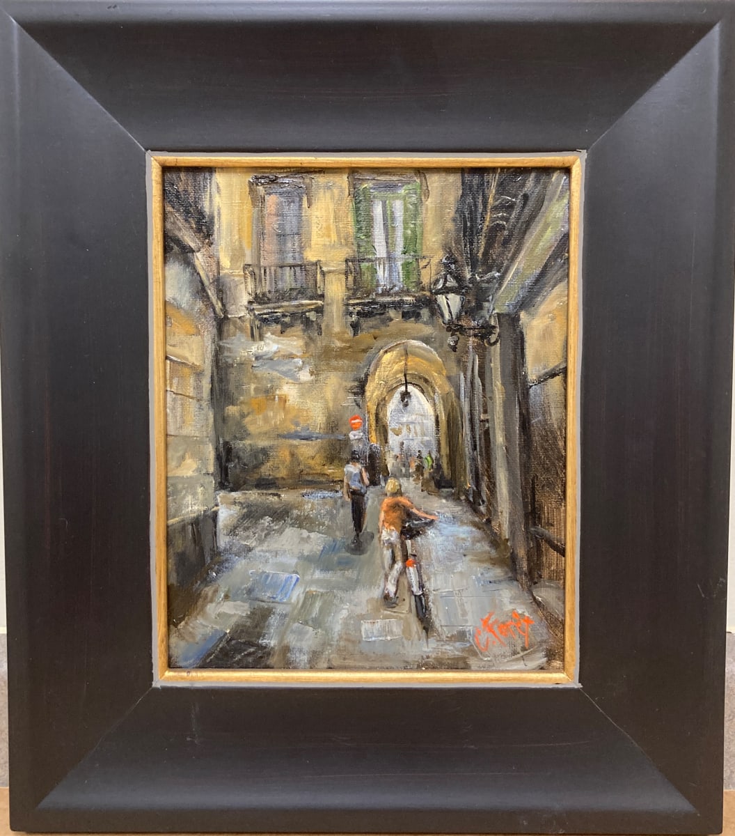 Through the Arch Barcelona by Carole Foret 