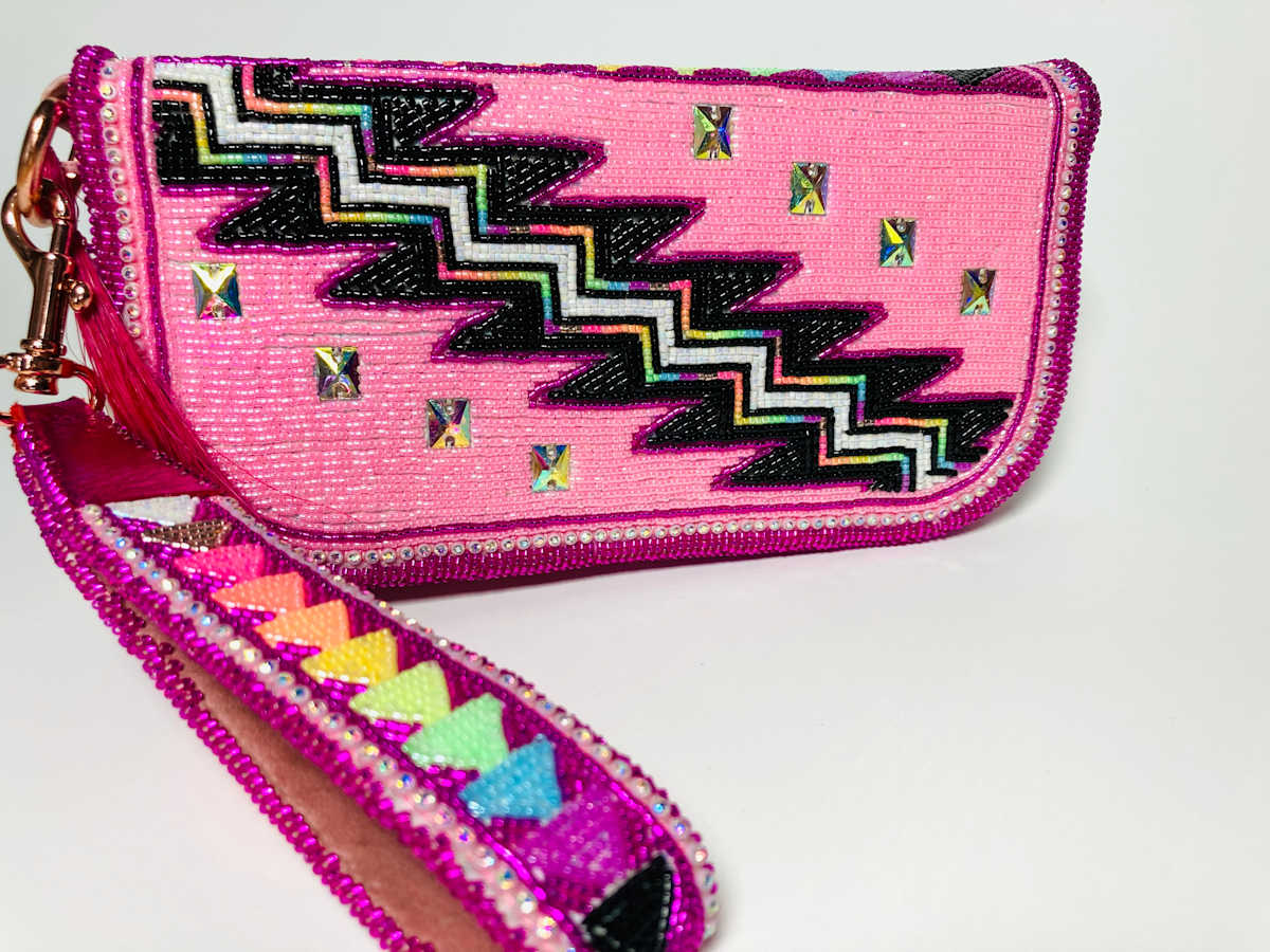Beaded Wallet by Sheena Wright 
