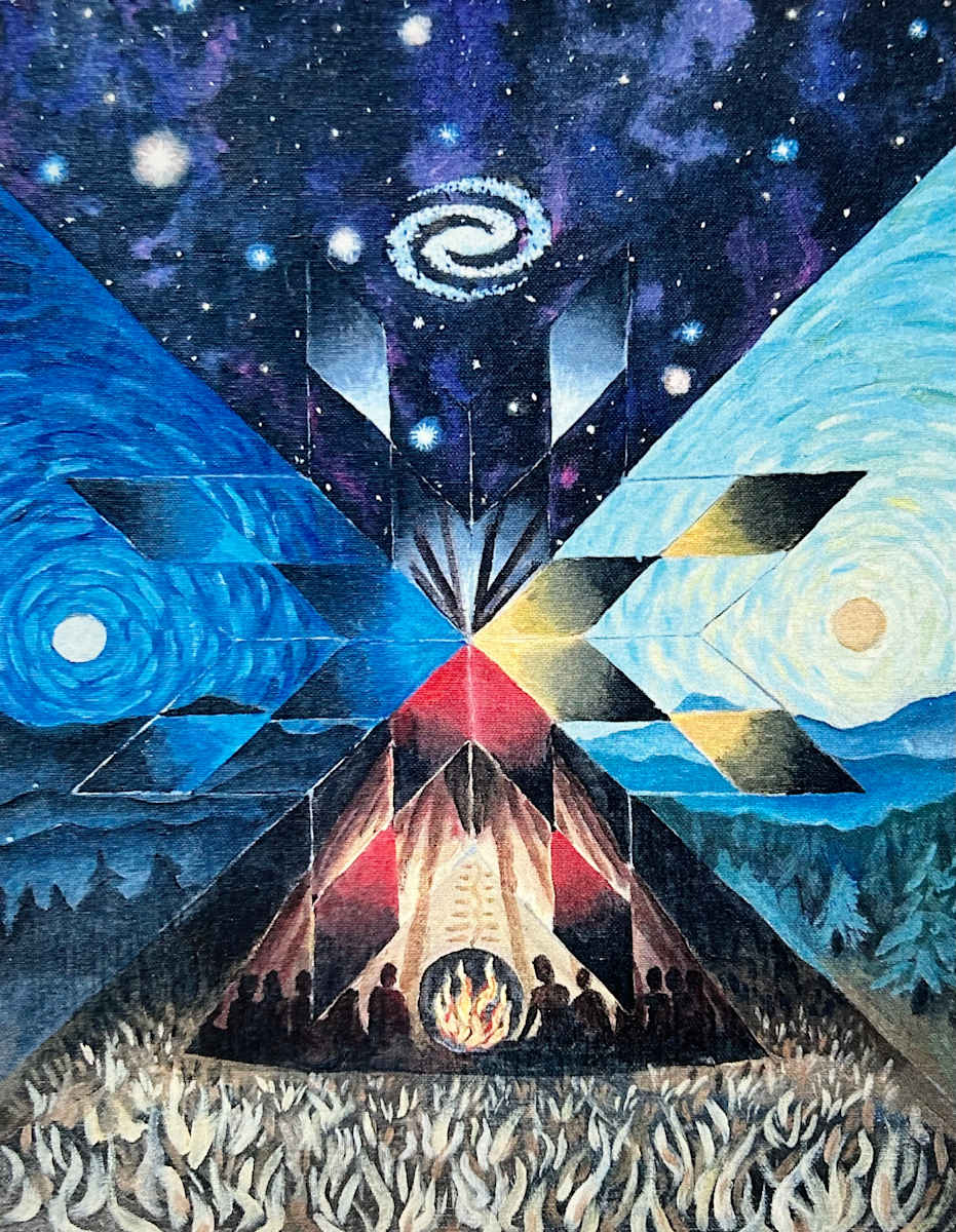 Four Directions by Daniel Whitelightning, Image 1.