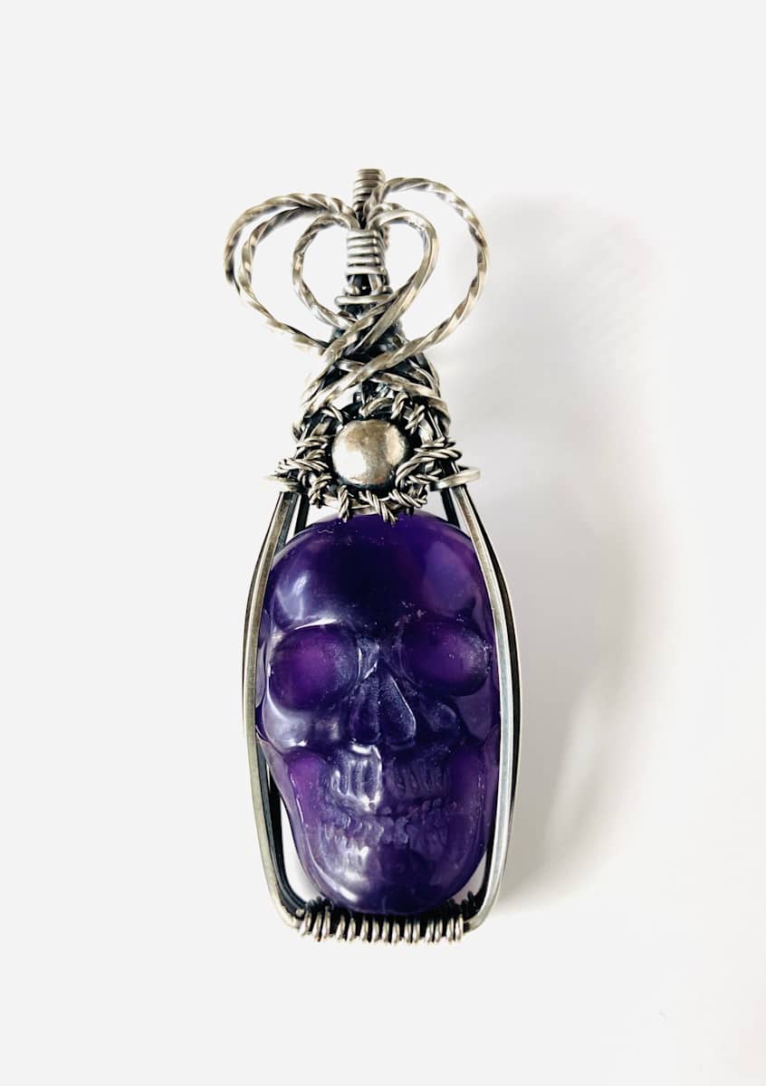 Series Legacy Skulls "Thistle" by Felicia Espinoza 