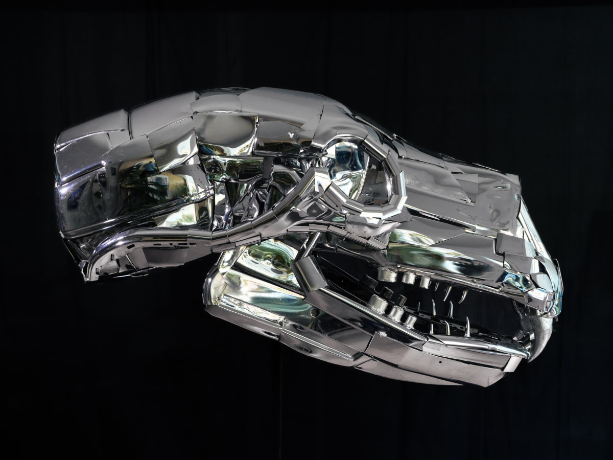 Otso - Black Bear Skull by Jud Turner 