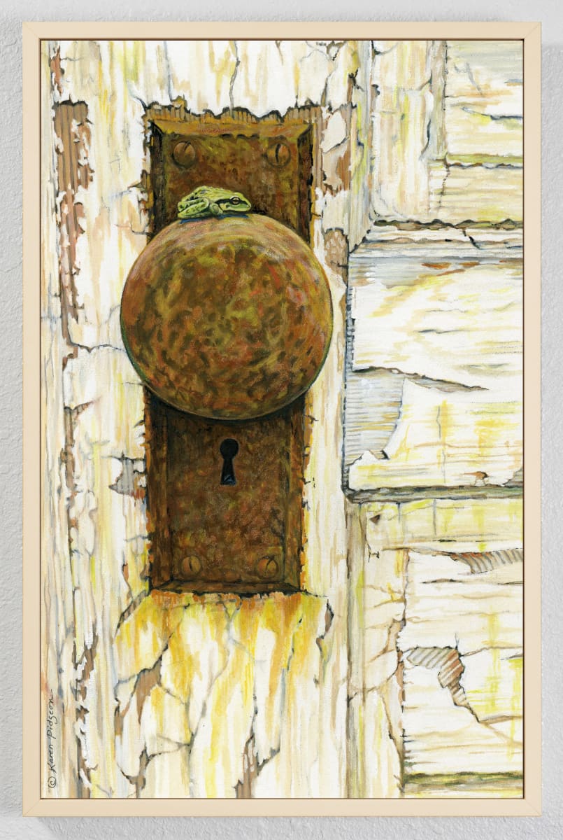 Pumphouse Door by Karen Pidgeon 