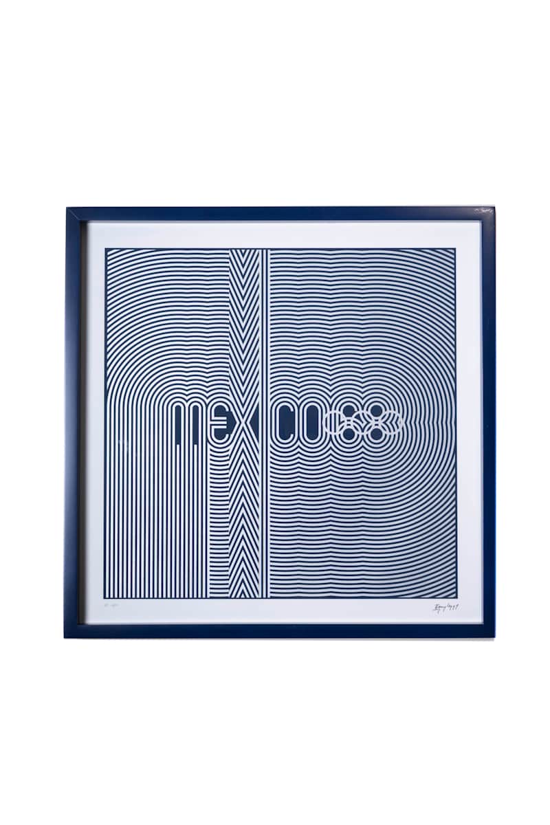 México 68 (azul/plata) by Pedro Ramírez Vázquez, Image 3.