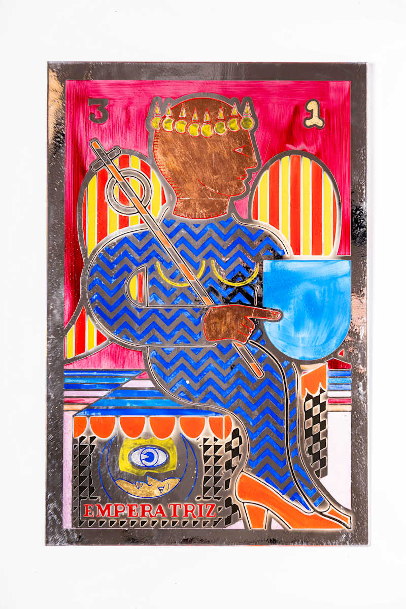 3 emperatriz, tarot rojo by Pedro Friedeberg, Image 3.