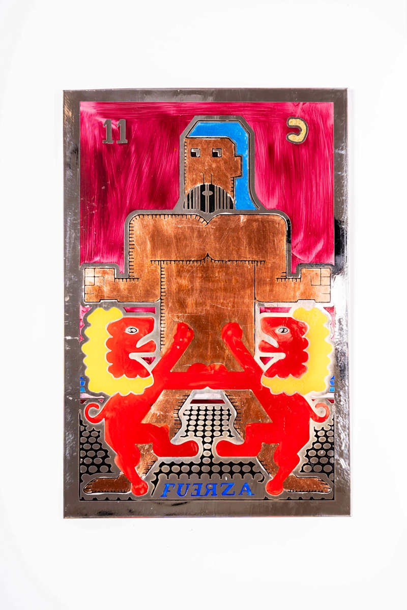 11 fuerza, tarot rojo by Pedro Friedeberg, Image 3.