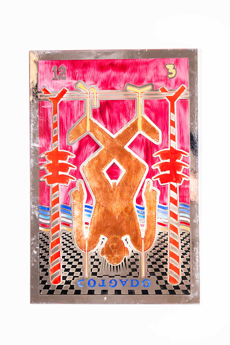 12 colgado, tarot rojo by Pedro Friedeberg, Image 3.