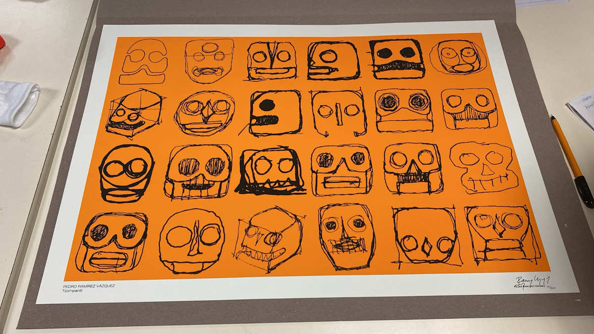 Tzompantli (naranja) by Pedro Ramírez Vázquez, Image 1.