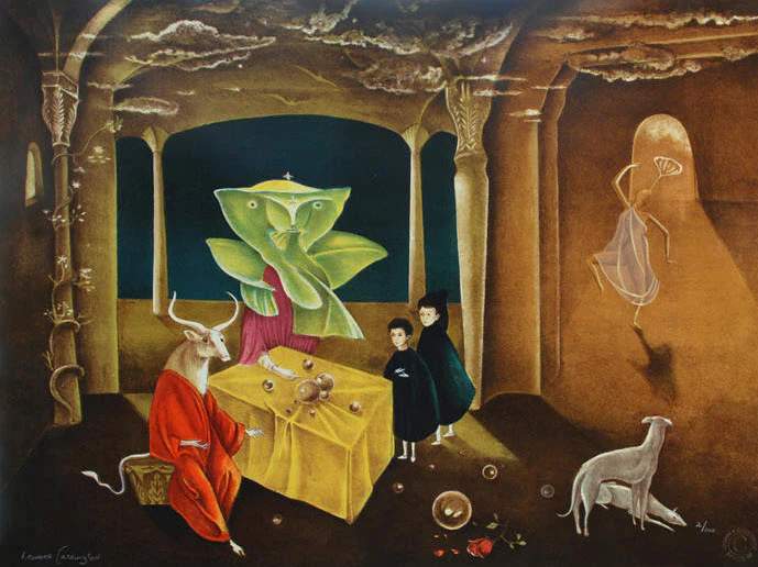 AND THEN WE SAW THE DAUGHTER OF THE MINOTAUR by Leonora Carrington 