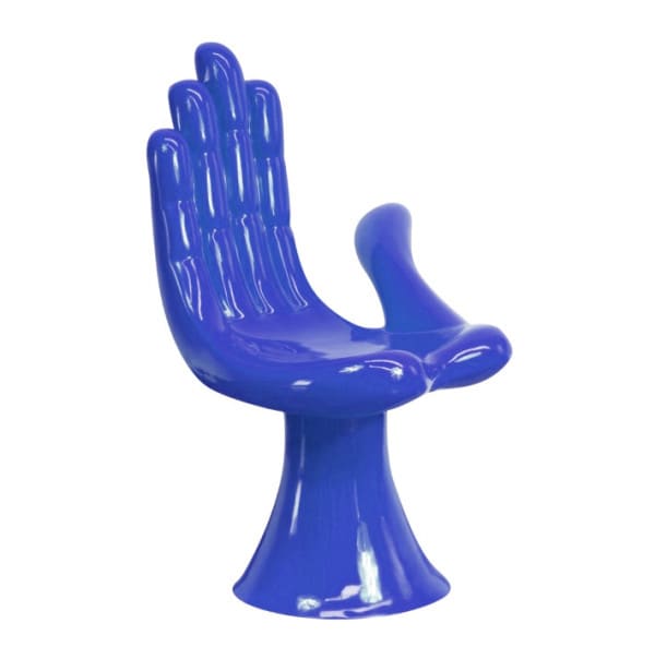 MANO SILLA (AZUL) by Pedro Friedeberg 