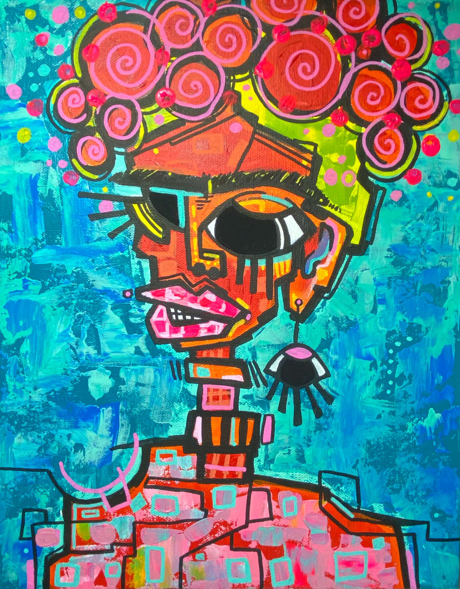 In the mirror I by Anna Trimmel 