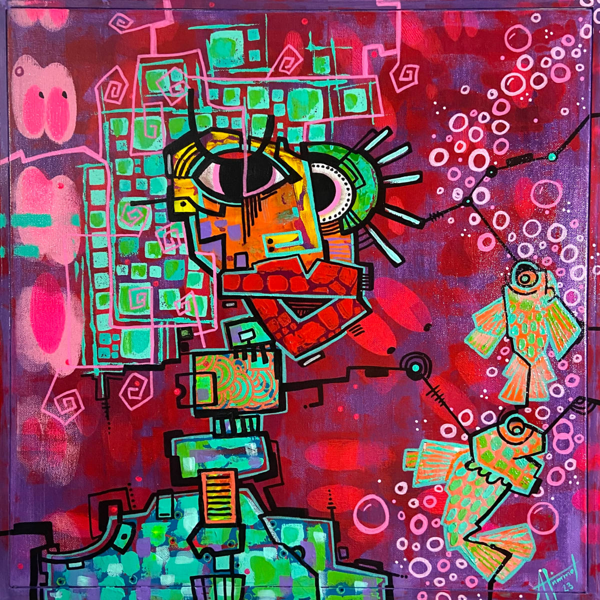 The red pond by Anna Trimmel 