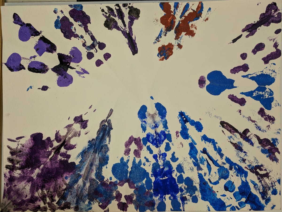 Study for Night Sky Through Trees by John Campbell 