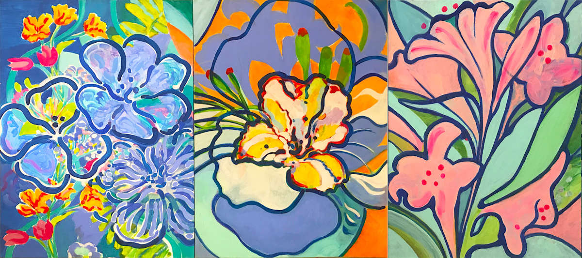 Spring Flowers Bursting 'n Blooming by Lois Bender, Image 1.