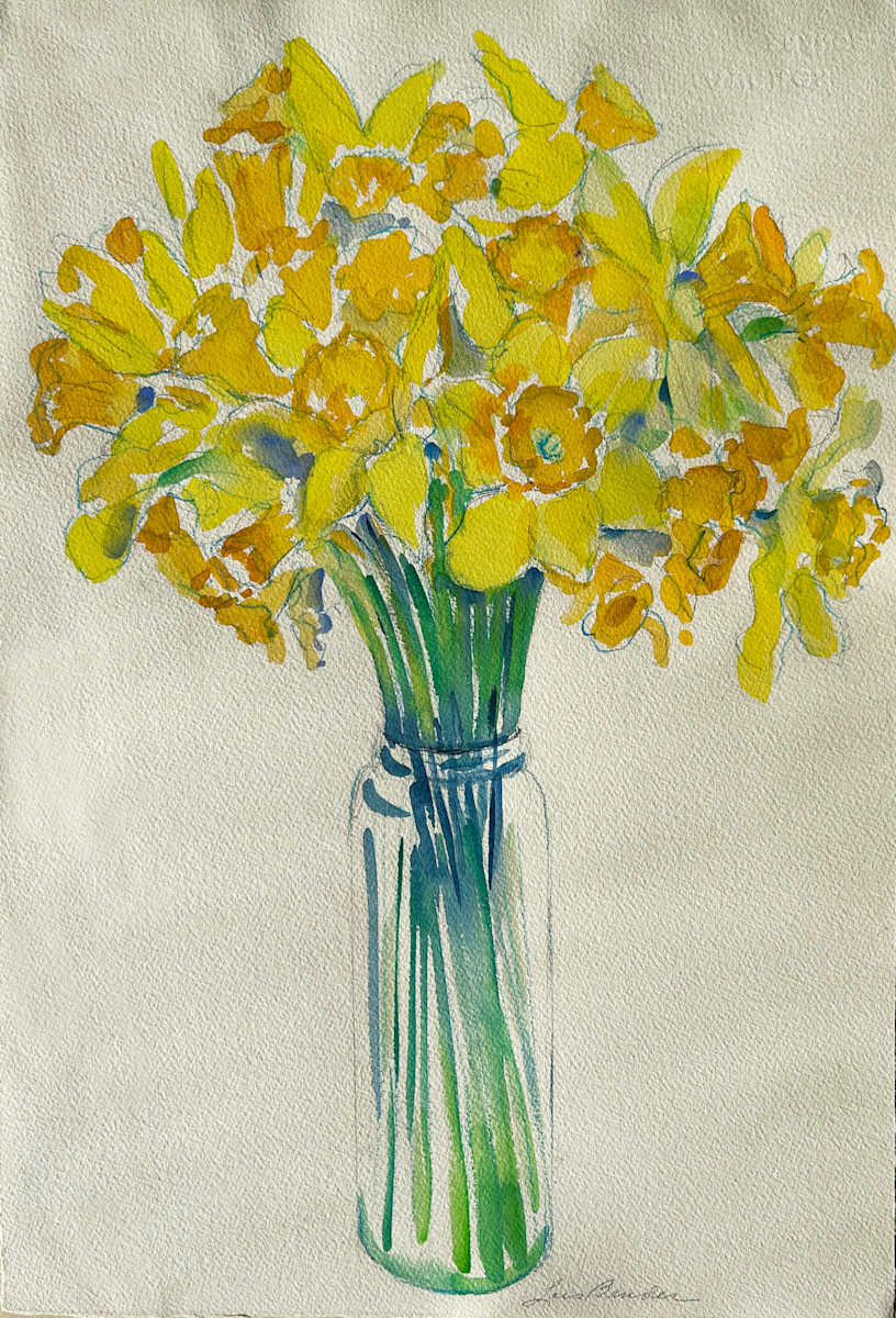 Cloud of Yellow Daffodils by Lois Bender, Image 1.