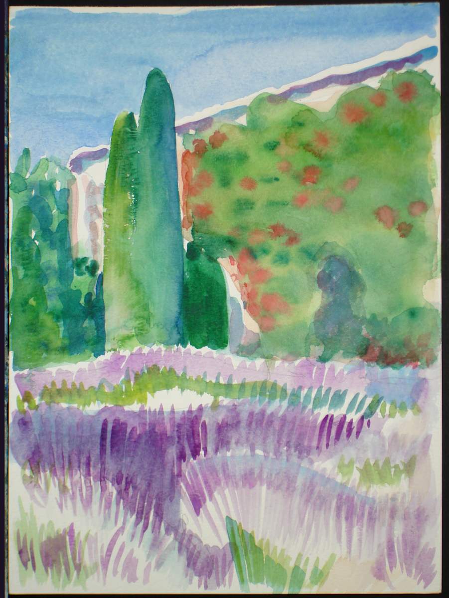 Lavender Field II by Lois Bender, Image 1.