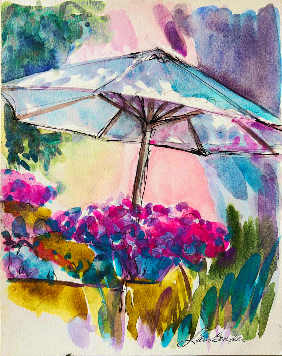 Umbrellas IV —Sag Harbor Florist by Lois Bender, Image 1.