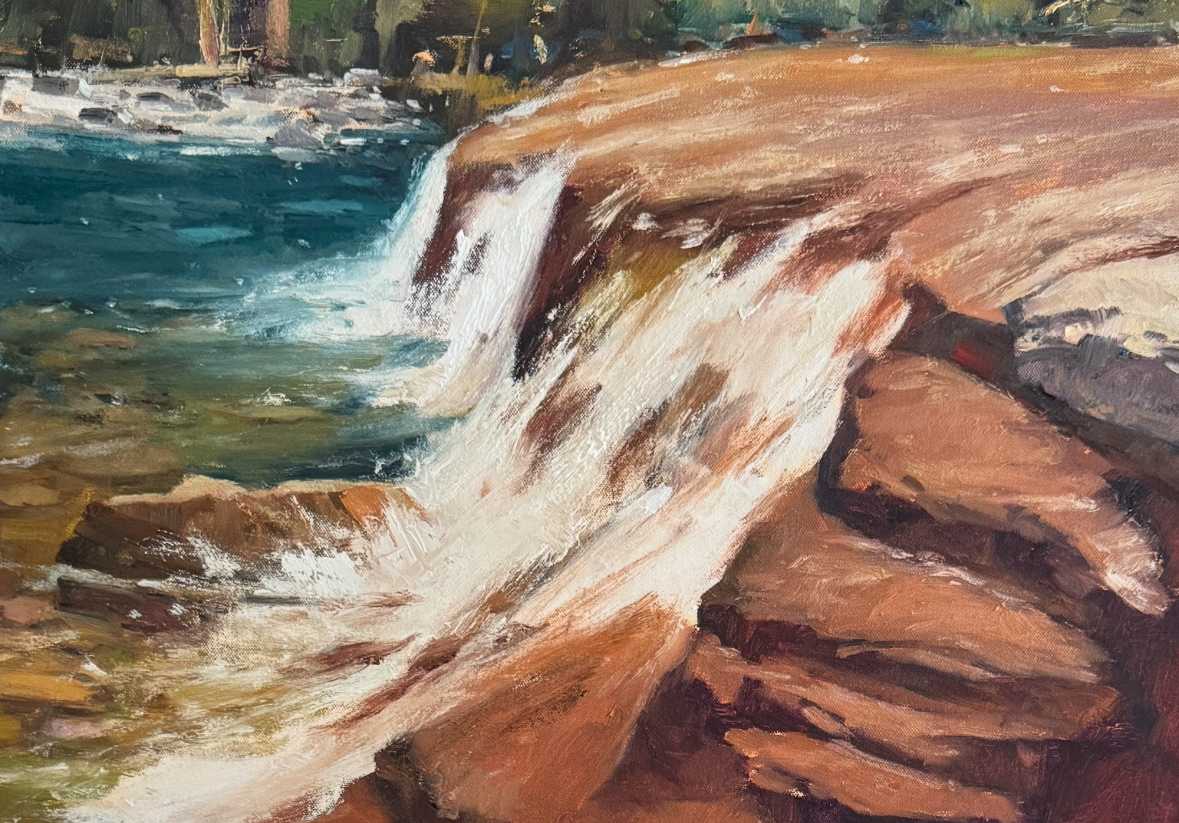 "Bull Creek Falls" by Rusty Jones 