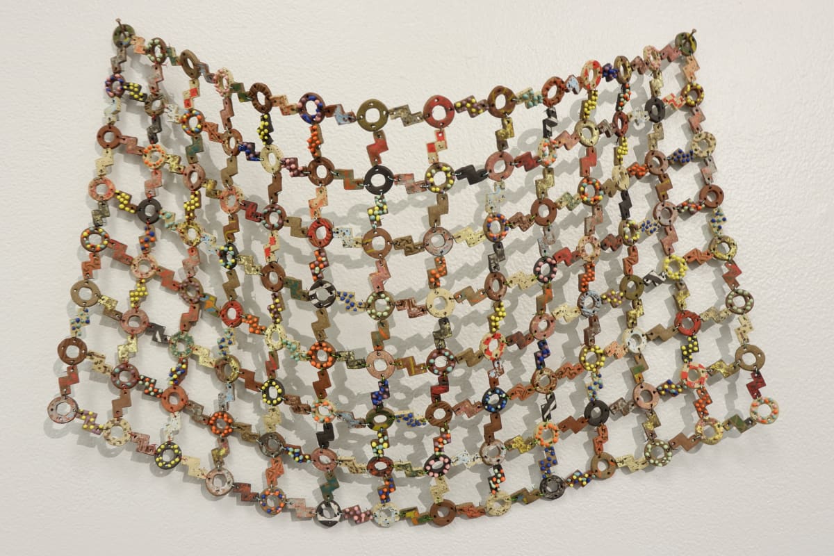 Squares from Circles and Zig Zag Shapes no.1 by Jessica Sanders 