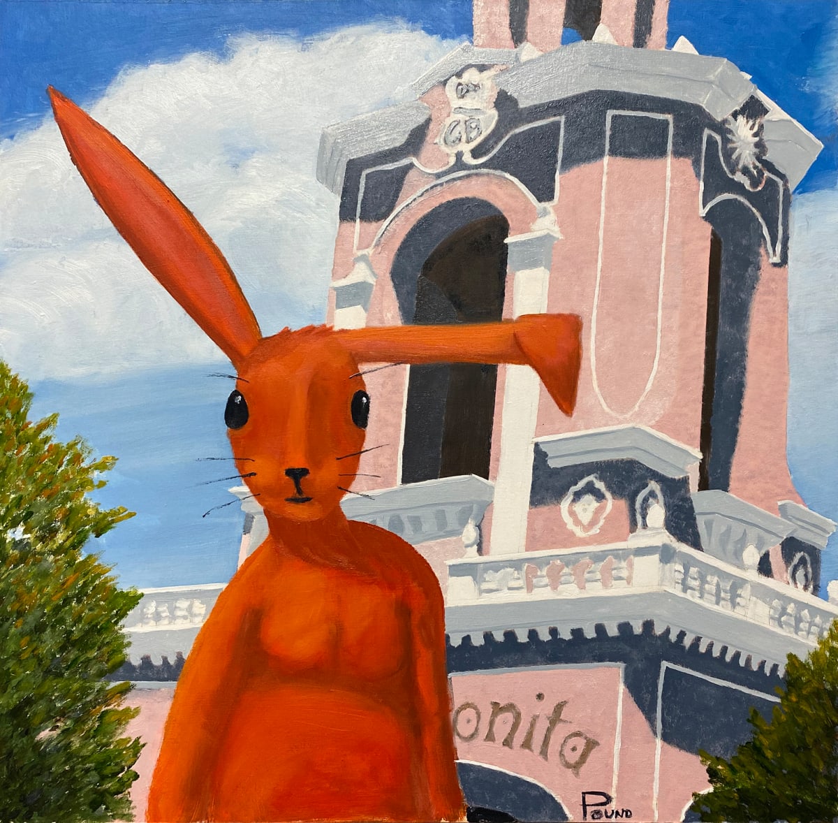 WTF Bunny Visits Casa Bonita by Grant Pound  Image: The WTF Bunny shows up at the iconic Casa Bonita