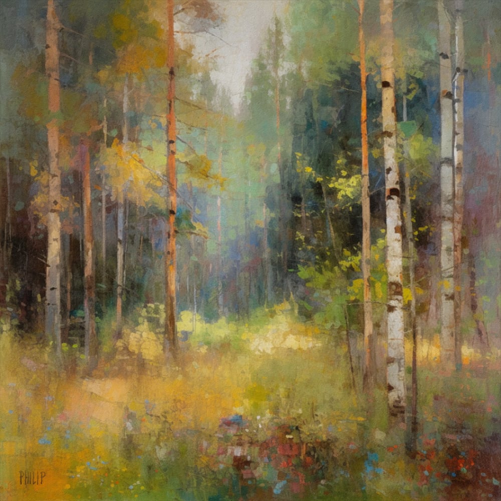 In the Aspens by Michelle Philip 