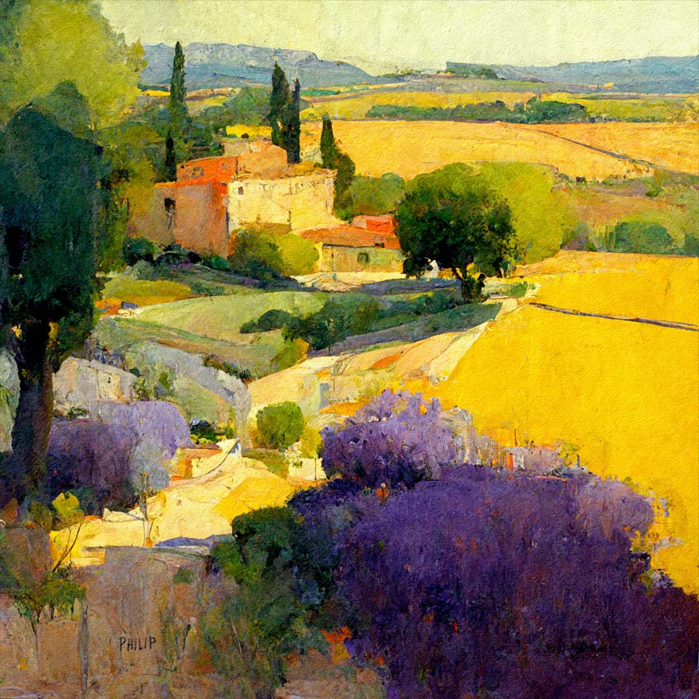 Purple in Provence by Michelle Philip 