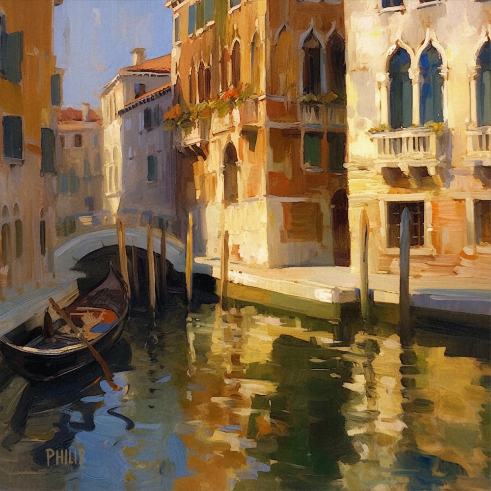 Venetian Alley by Michelle Philip 