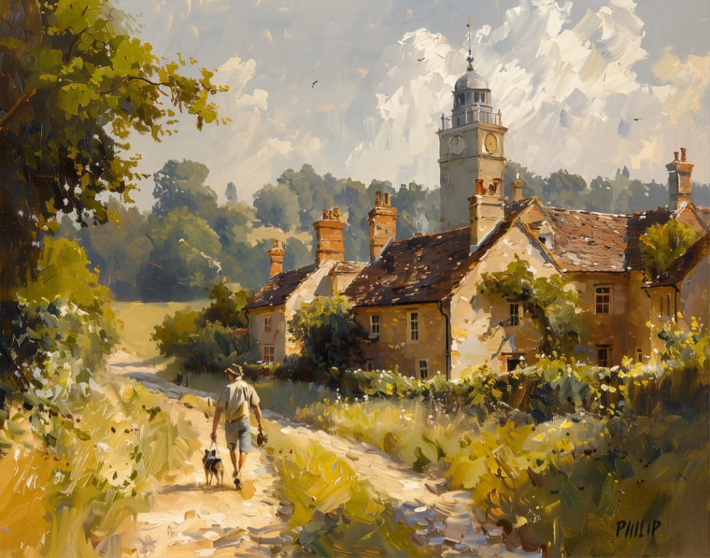 Cotswolds Lane by Michelle Philip 