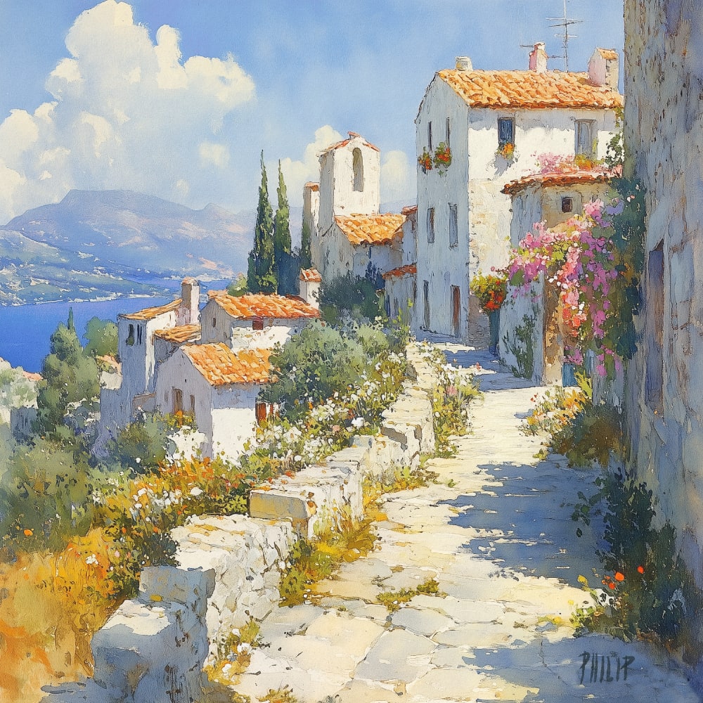 Greece in Bloom by Michelle Philip 