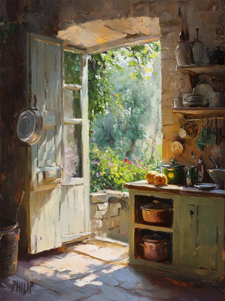 Summer Kitchen by Michelle Philip 